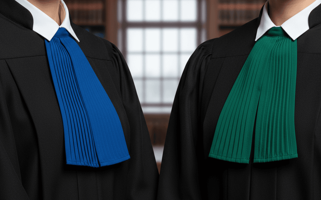 Kolor żabotu - radca prawny vs adwokat